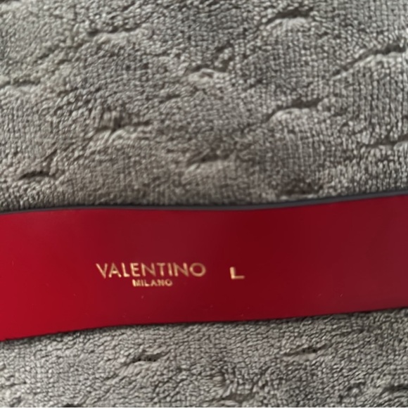 Valentino Red Belt with Iconic V Logo main image 4